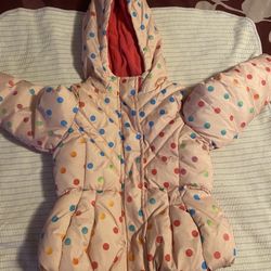 Okie Dokie Girls fitted Puffer Jacket 