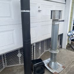 4” Double Walled Stove Pipe Set For Gas