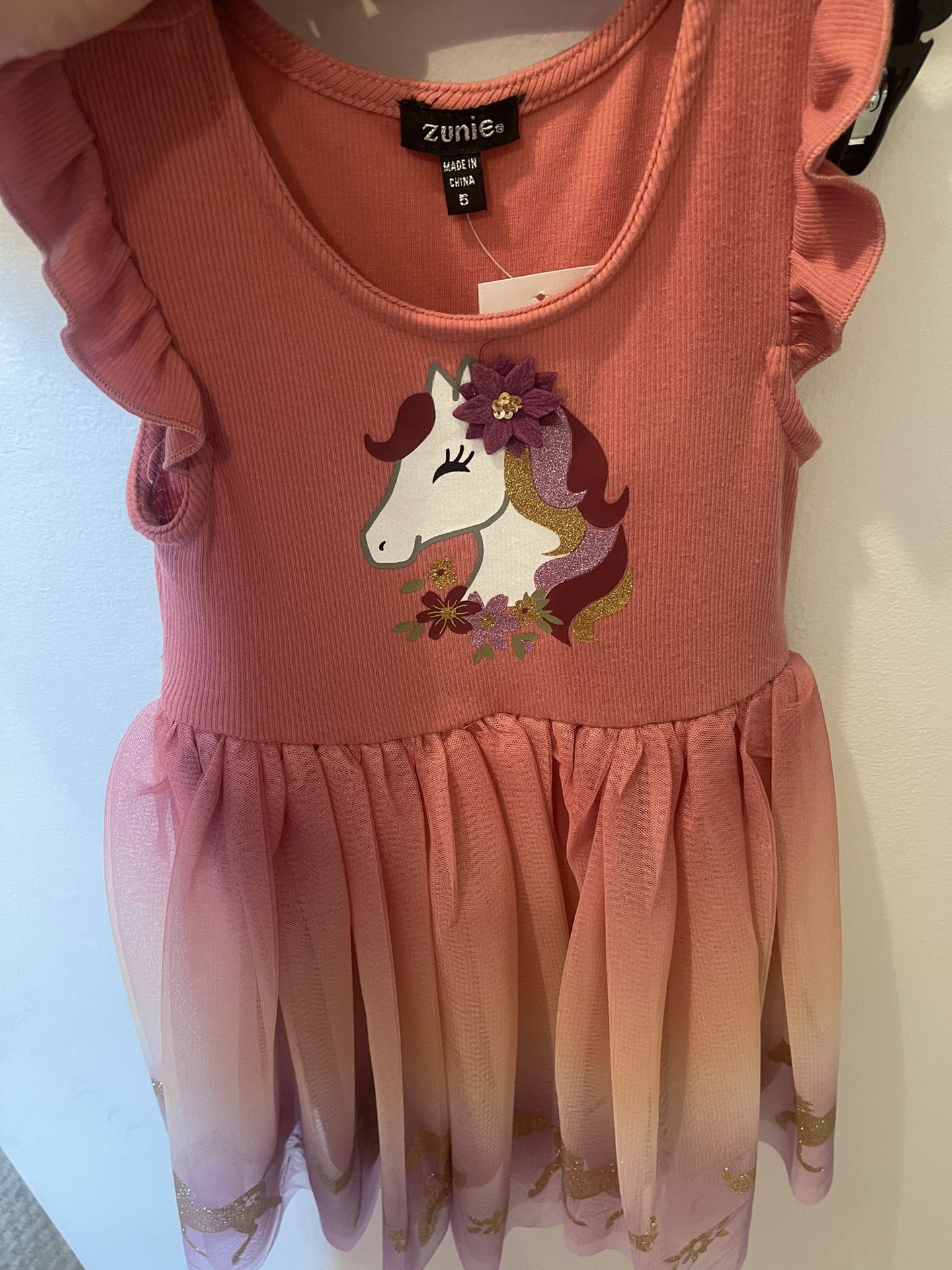 Size 5 Toddler Girl Unicorn Dress 