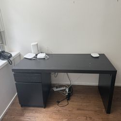 Black IKEA Desk 
