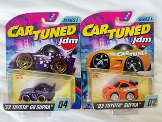 Car Tuned JDM Series 1 Toyota Supra Diecast 2-Pack