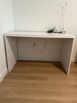 White Wood Writing Desk