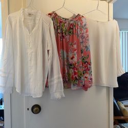 3 Women’s Blouses- All 3 For Only $12.00