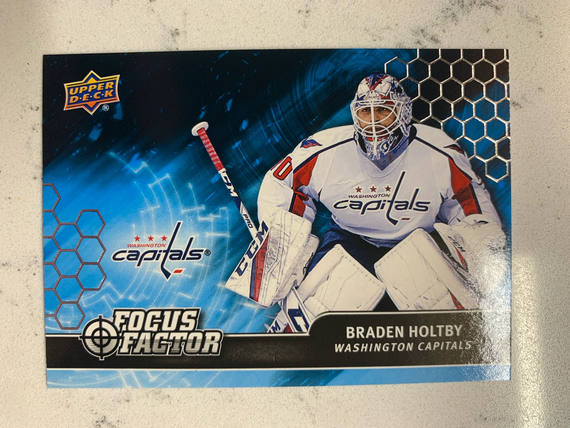 2017-18 Upper Deck Compendium Focus Factors Achievement Braden Holtby #SP