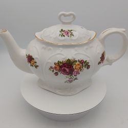Vintage Royal Park Staffordshire Teapot Made In England
