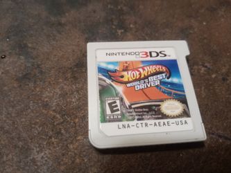 Nintendo 3ds hot wheels worlds best driverj