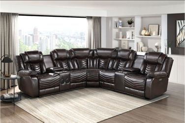 3 PC POWER SECTIONAL NEW IN BOX