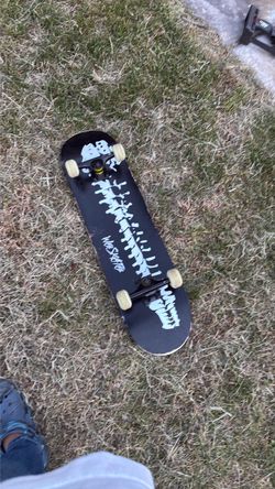 Weskate Skateboard with Black Deck