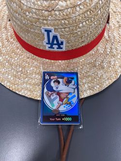 One Piece Luffy x LA Dodgers 2026 Card & Hat