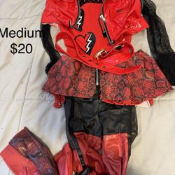 Deluxe Red Halloween Costume M $(20
