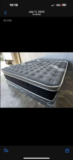 Queen Oasis Thermal Comfort Europillow Top 12inch Matres!!