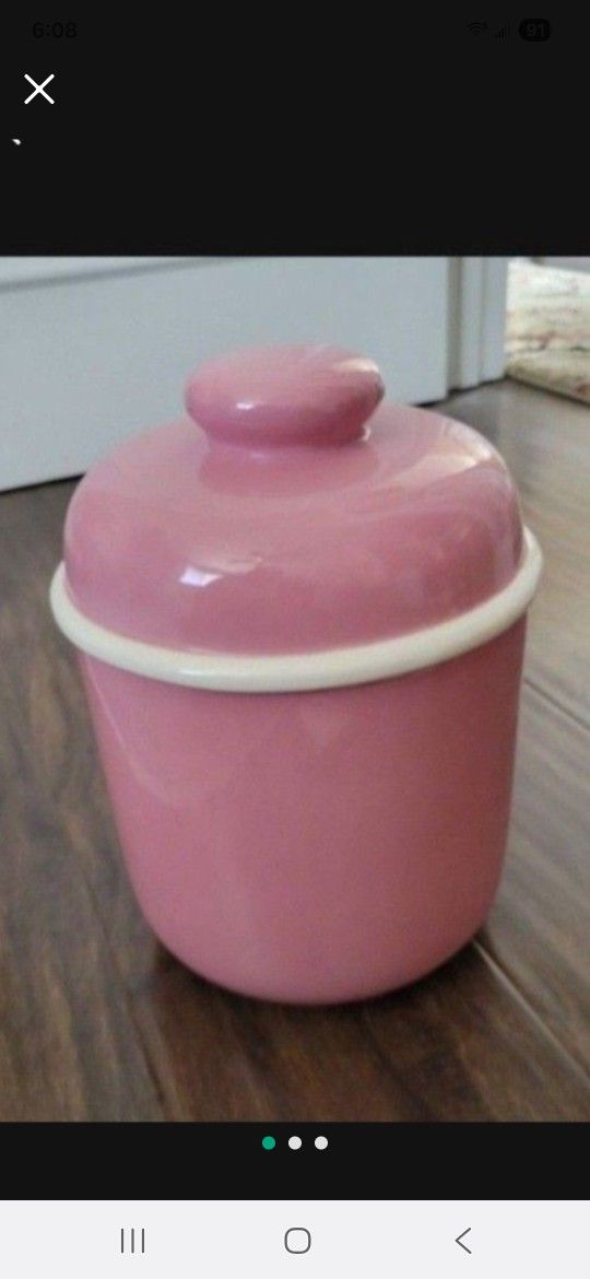 Canister From 1980's Pink