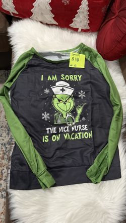 New Small Médium Long Sleeve Christmas Shirt