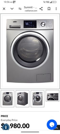 Summit Front Load Washer Dryer Combo