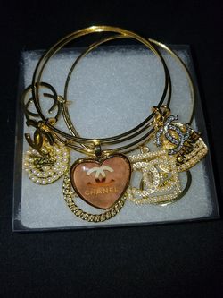 Luxury inspired bangle bracelets