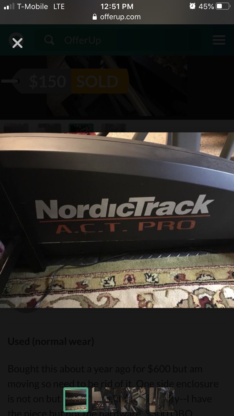 NordicTrack Elliptical