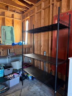 Metal shelf very sturdy heavy duty