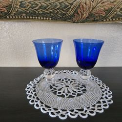 2 Water Goblets 
