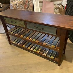 60 inch Solid wood farmhouse console/ TV stand