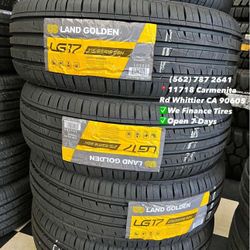 215/65R16 Land Golden Set of Tires Installed and Balanced Set de Llantas Nuevas Instaladas y Balanceadas