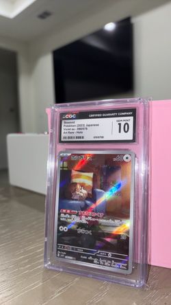 CGC 10 Gem Mint Skwovet Japanese Pokémon Holo Card