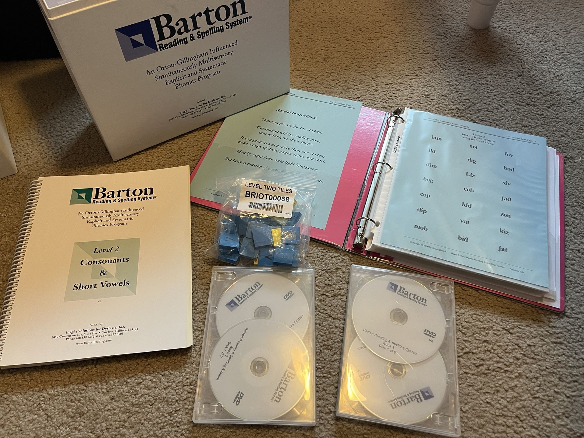 Barton Reading and Spelling System