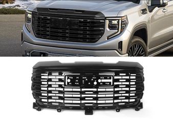 Upper Front Grille Replacement for GMC Sierra 1500 Denali (2022-2025 Models)