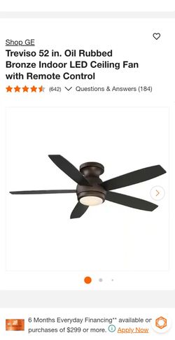 GE Treviso 52" ceiling fan
