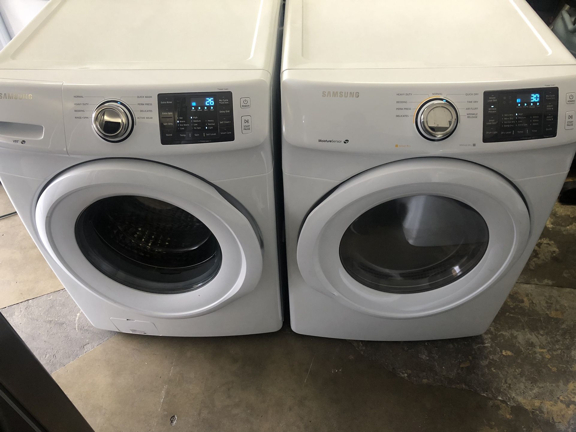 Samsung Washer and Gas Dryer Set
