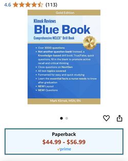 Mark Klimek Blue Book For NCLEX -