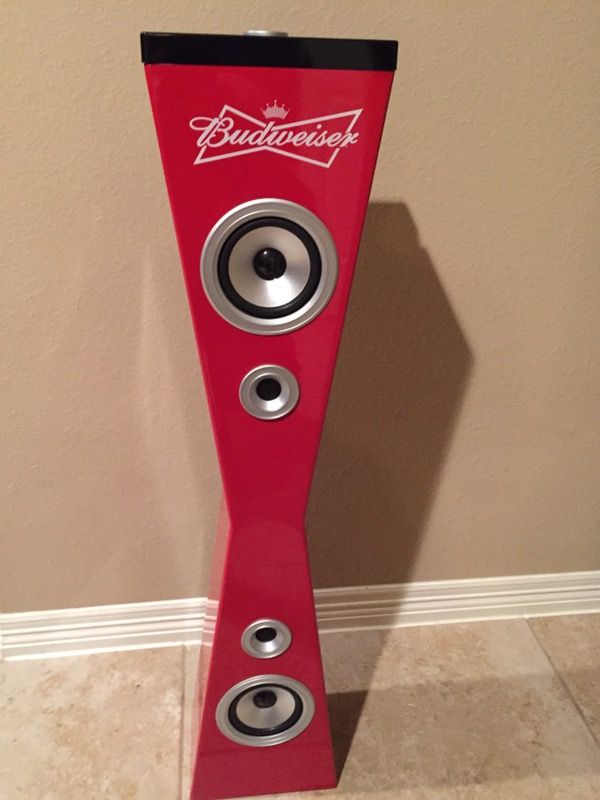 Budweiser Blue Tooth Tower Speaker