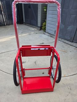 Carrito de cilindros de oxígeno