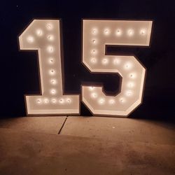 Number Marquee