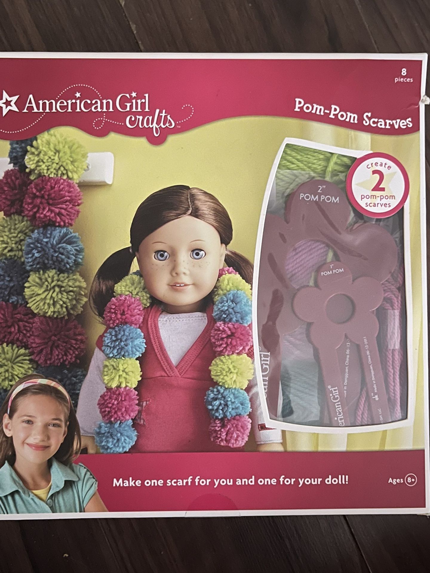 American Girl Pom-Pom Scarves Kit