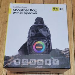 Multifunctional Shoulder Bag with BT Speaker