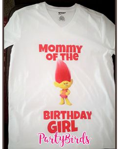 Trolls mom of the birthday girl shirt