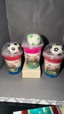 Soccer Slime cups (Multi-pack)