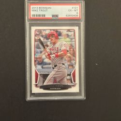 Mike Trout 2013 Bowman PSA6