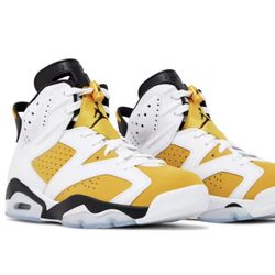 Air Jordan Retro 6 Yellow Ochre