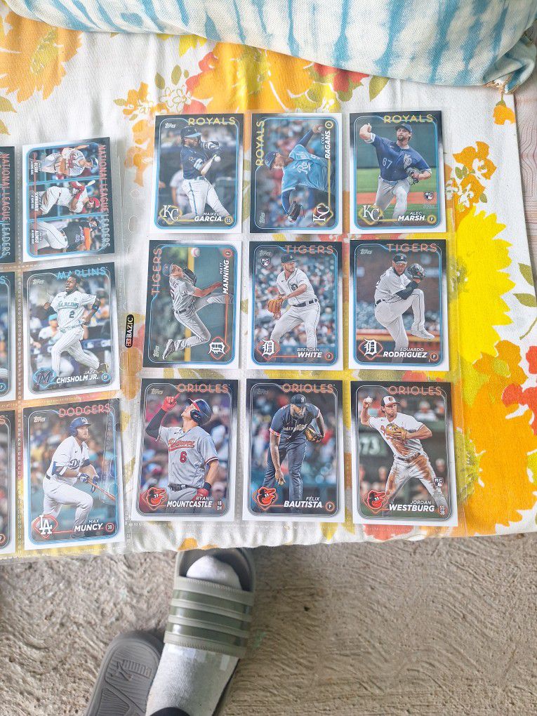 23-2024 Baseball Topps Mlb Colection Cards