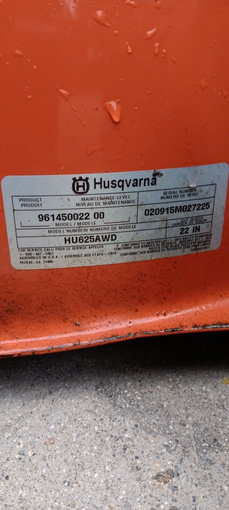 Husqvarna Lawn Mover Self Propelled for Sale in Rcho Santa Fe CA