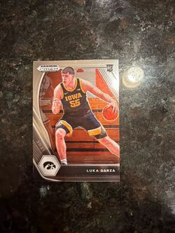 Set of Sports cards, collectibles, Luka Garza 2021 Panini Prizm Draft Picks RC