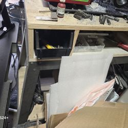 Mini Lathe With Stand & Tools 