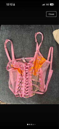 Savage x Fenty Lace'd Up Strappy Cami