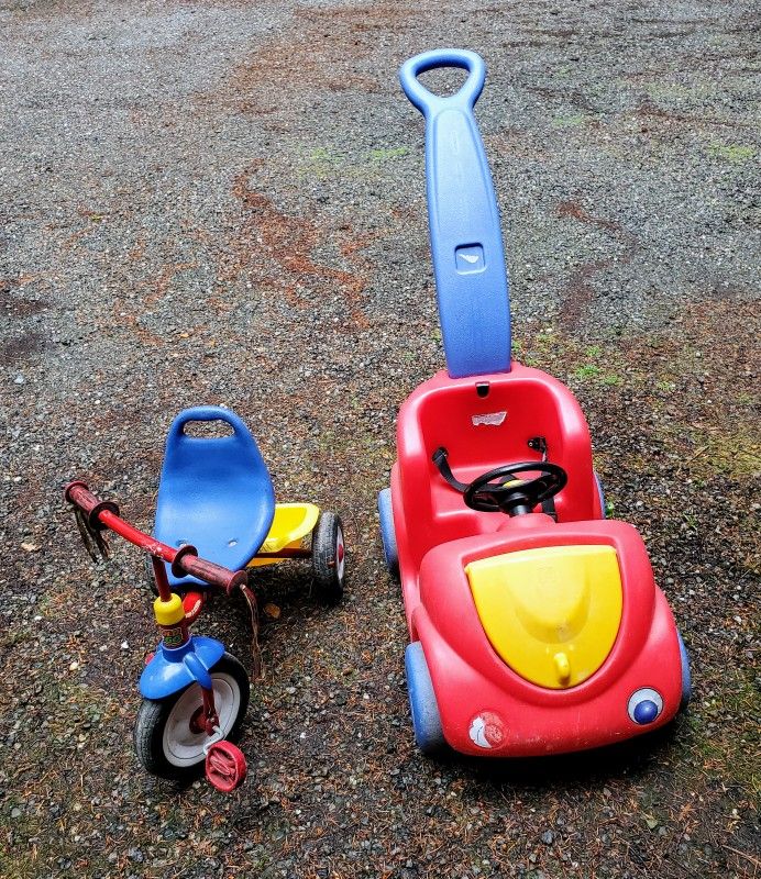 Kid's Bike And Car