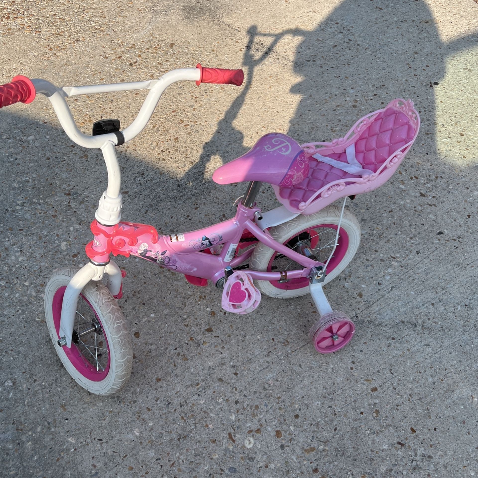 Bike Childs 12.5 W Doll Seat And Training Wheels
