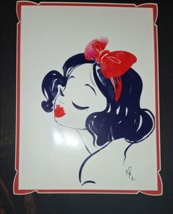 Snow White collectible painting by Whitney Pollet
