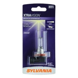 Sylvania H11 XtraVision Halogen Headlight Bulb, 1 Pack, Compatible with Multiple Cars