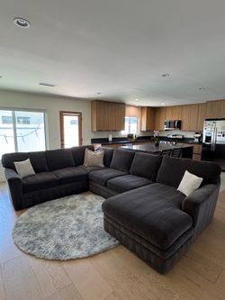 HUGE Living Spaces Sectional Sofa