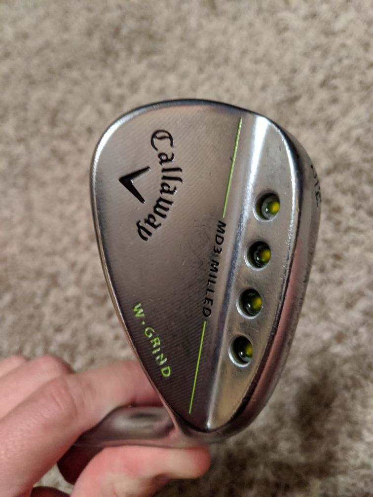 Callaway 54 degree w grind wedge